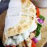 Easy chicken gyros with tzatziki sauce