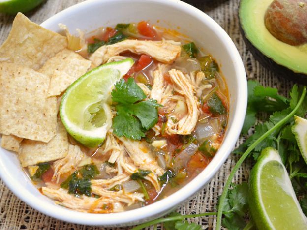 Chicken lime soup