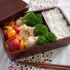Chicken and pepper rice cooker bento