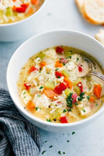 Easy And Quick Chicken Rice Soup