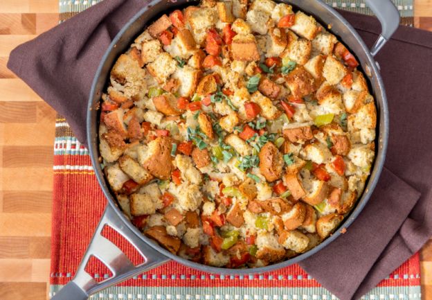 Chicken sausage dressing