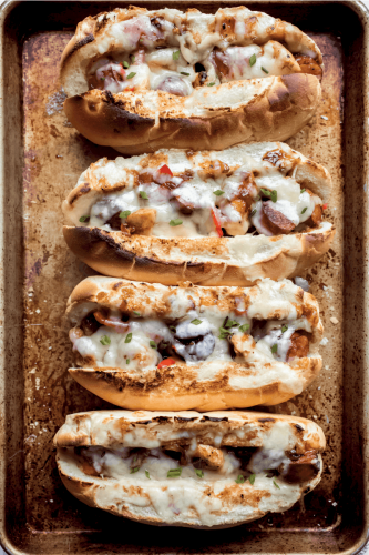 Chicken and Sausage Hoagies