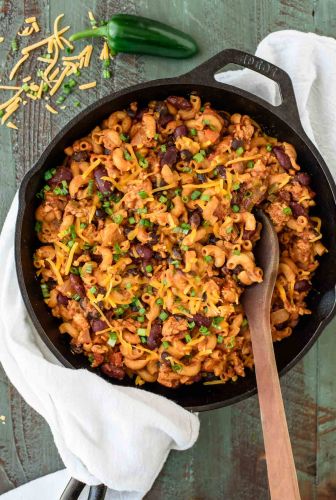 One-Pot Chili Mac And Cheese
