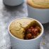 Chili Pot Pies with Cornbread Crust