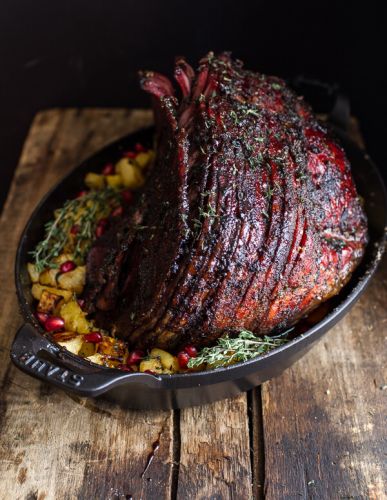 Chipotle Pineapple Jerk Glazed Ham