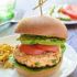 Chipotle sweet potato turkey burgers