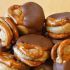 Chocolate peanut butter pretzel sandwiches