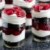 Chocolate cherry cheesecake parfaits