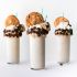 Edible chocolate chip cookie dough milkshake