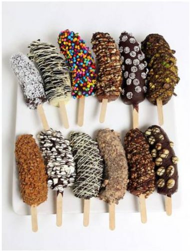 Chocolate covered bananas