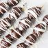 Chocolate-covered grape skewers