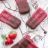 Chocolate Dipped Strawberry Red Wine Popsicles