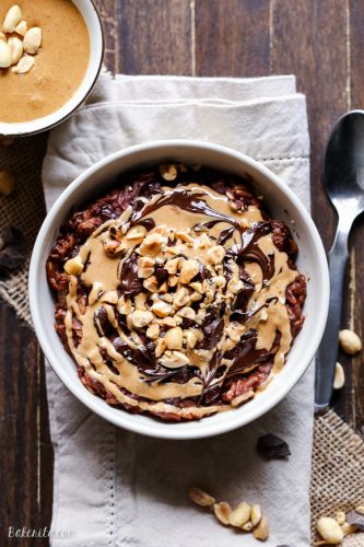 Chocolate Peanut Butter Oatmeal