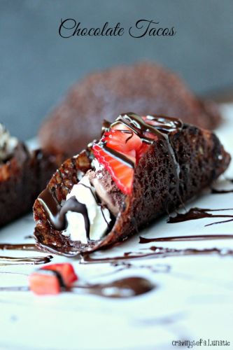 Chocolate tacos