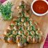 Make Christmas tree pull-apart bread