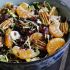 Christmas Salad With Clementines, Brussels Sprouts, Pecans and Cranberries