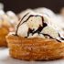 Churro ice cream bowls