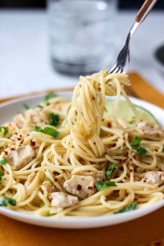 Cilantro Lime Chicken Pasta
