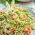 Cilantro Lime Shrimp Scampi with Zucchini Noodles
