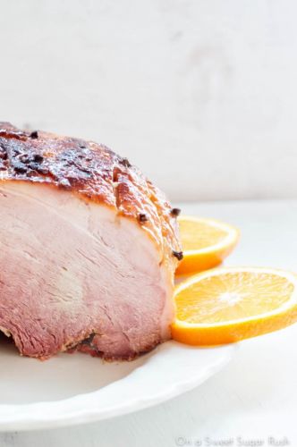 Clove-Studded Honey Mustard Glaze Ham