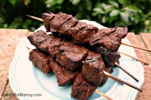 Cocoa & Coffee Rubbed Beef Kabobs
