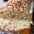 Toasted coconut pound cake