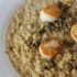Coffee Risotto with Capers and Scallops
