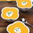 Cold Carrot Soup with Jalapeno Coconut Milk