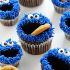 Cookie Monster cupcakes