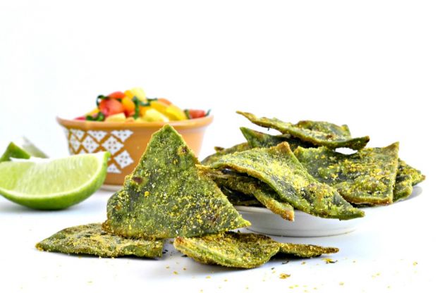 Cool ranch spinach tortilla chips