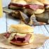 Corned Beef Sandwiches with Spicy Mustard and Melted Cheese