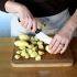 Dice the potatoes