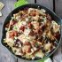 Cranberry, Butternut and Brussels Sprout Brie Skillet Nachos