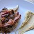 Cranberry and pecan-stuffed pork chops with apple-parsnip mash