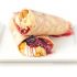 Rosemary hummus cranberry turkey wraps