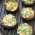 Creamy spinach stuffed mushrooms