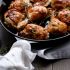 Crispy beer chicken with a creamy beer mushroom gravy