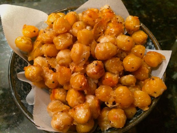 Crispy Parmesan Roasted Chickpeas
