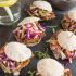 Crispy tofu pita sliders