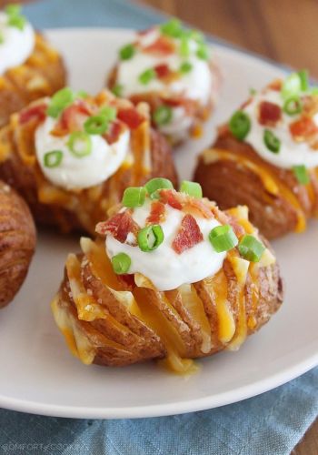 Crispy Loaded Hasselback Potatoes