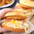 Crockpot Bacon Ranch Chicken Sandwiches
