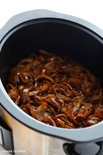 Make Caramelized Onions in the Crockpot and Freeze Leftovers