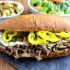 Crock pot Italian beef sandwiches