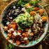 Cuban Quinoa Bowl with Spicy Lemon Cashew Dressing