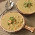 Creamy curry chickpea soup