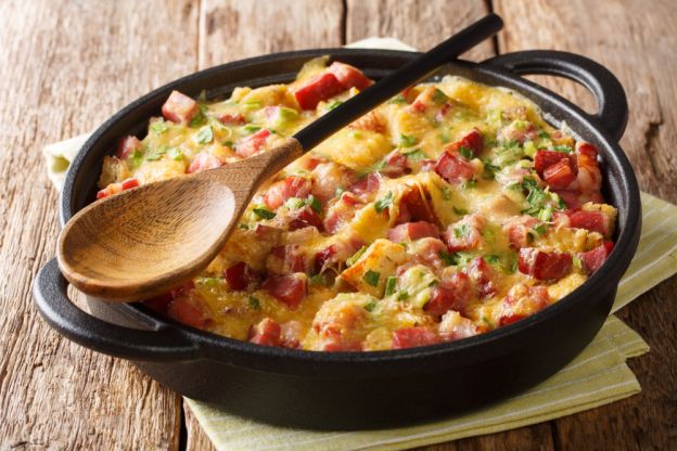 Ham and Cheese Strata