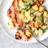 Firecracker Salmon with Peach Avocado Salsa