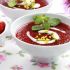 Berry and pistachio gazpacho