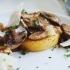 Seared Polenta Rounds with Mushrooms and Caramelized Onions