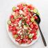 Watermelon Salad with Feta and Cucumber